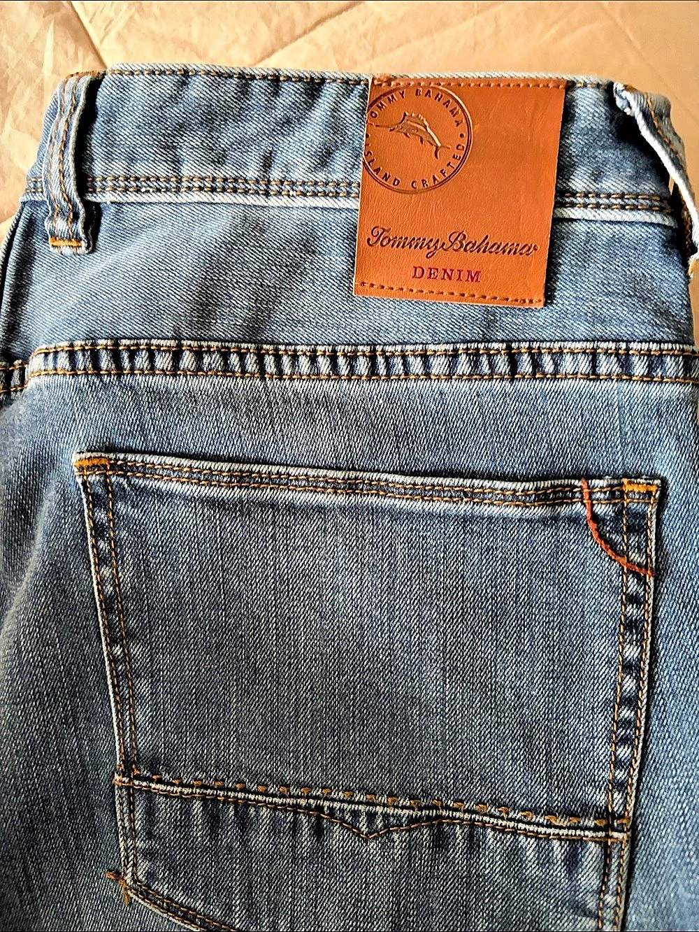 Tommy Bahama Sand Drifter Authentic Straight Jeans Men's Jeans Waist 33/32